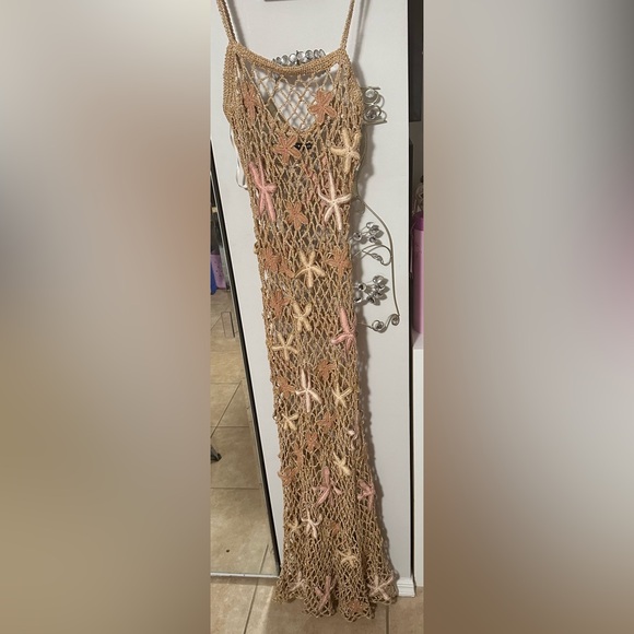 RETROFETE
Serafina Dress - xs/s -Color: Almond Lurex - Picture 6 of 9